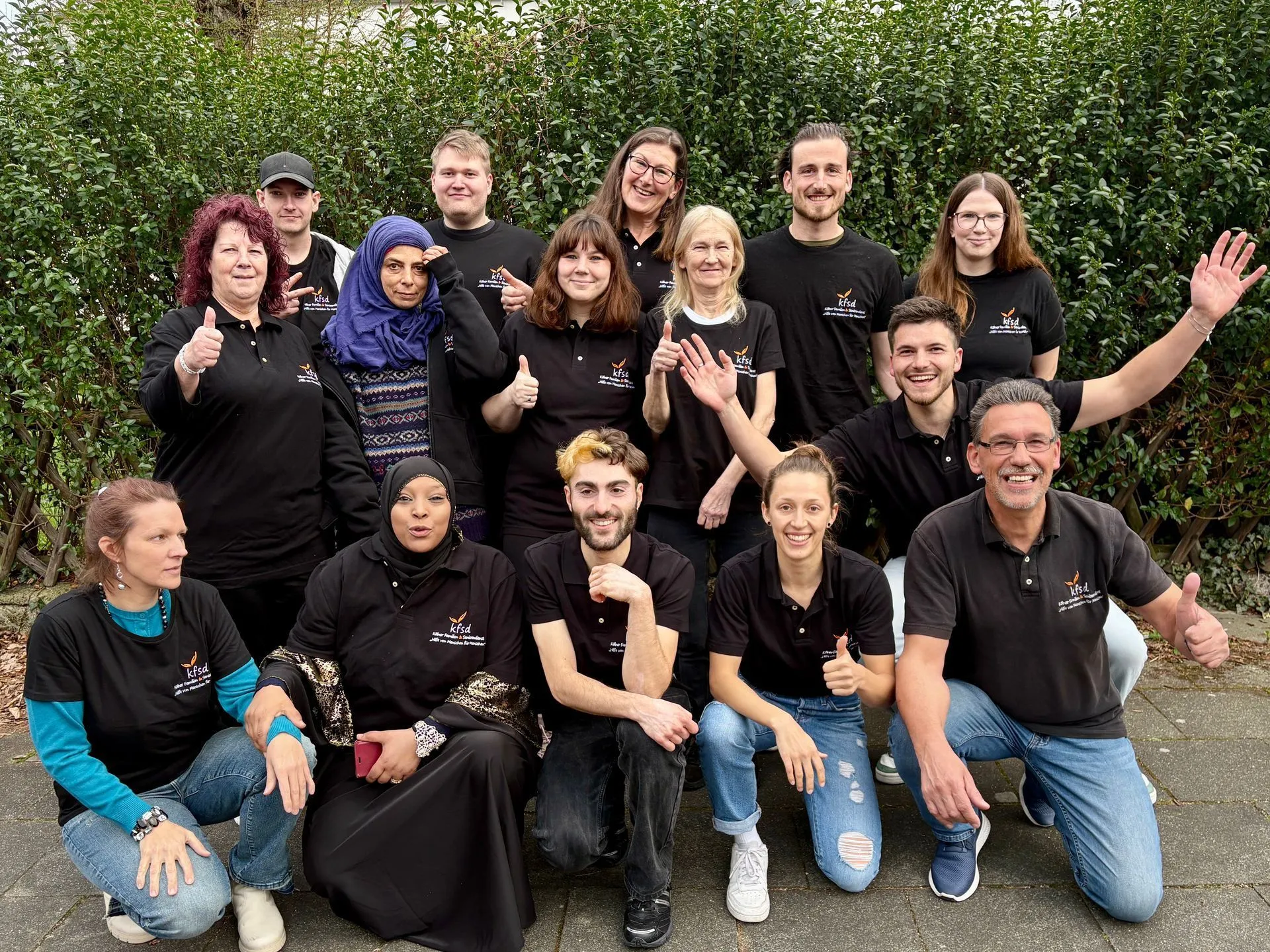 Das Team des Kölner Familien- und Seniorendienst beim Mitarbeitertreffen